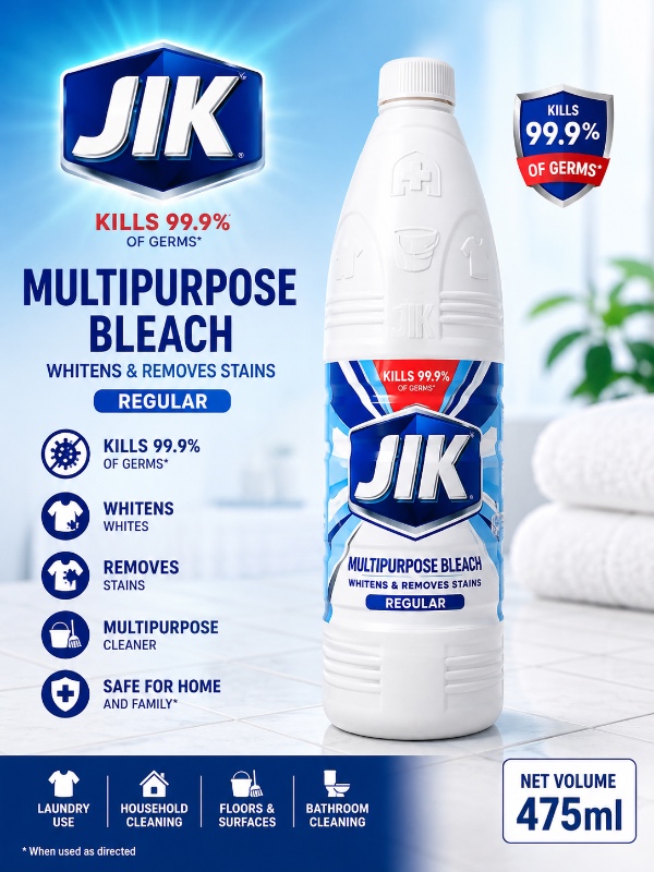 JIK Multipurpose Bleach Regular (475ml)