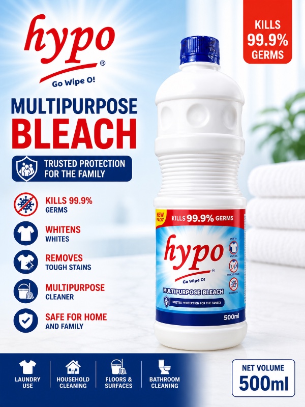 Hypo Multipurpose Bleach (500ml)