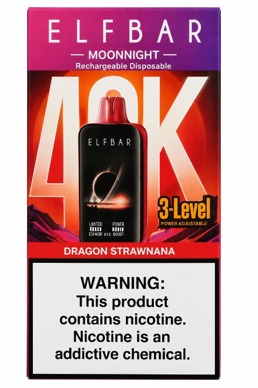 ELFBAR MOONNIGHT 40000 puffs– DRAGON STRAWNANA