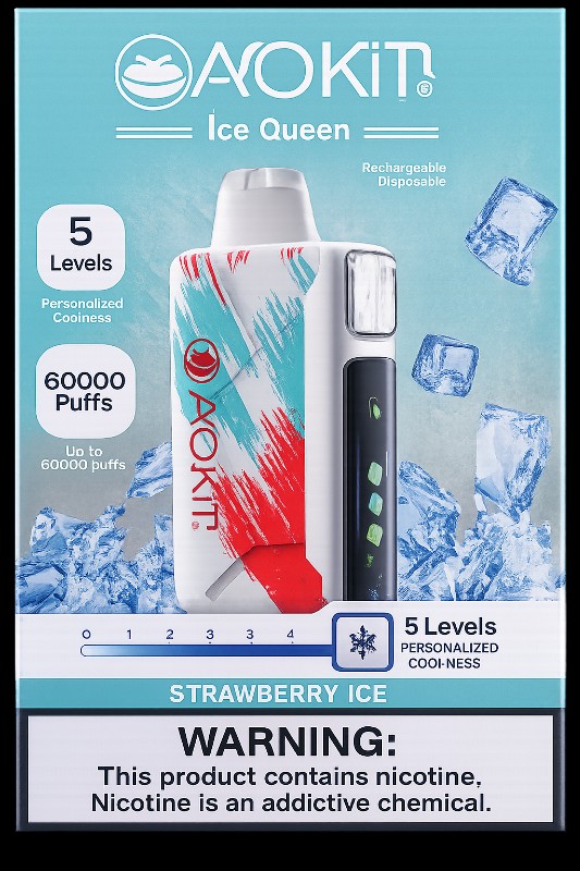 AOKIT Ice Queen 60000 puffs– Strawberry Ice