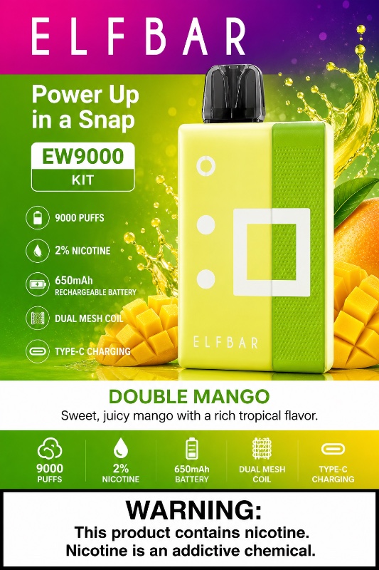 ELFBAR EW9000 Kit – Double Mango