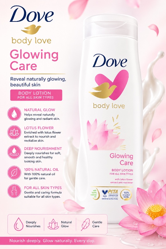 Dove Body Love Glowing Care Body Lotion