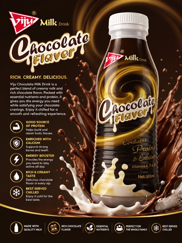 Viju Chocolate Milk Drink (500ml)