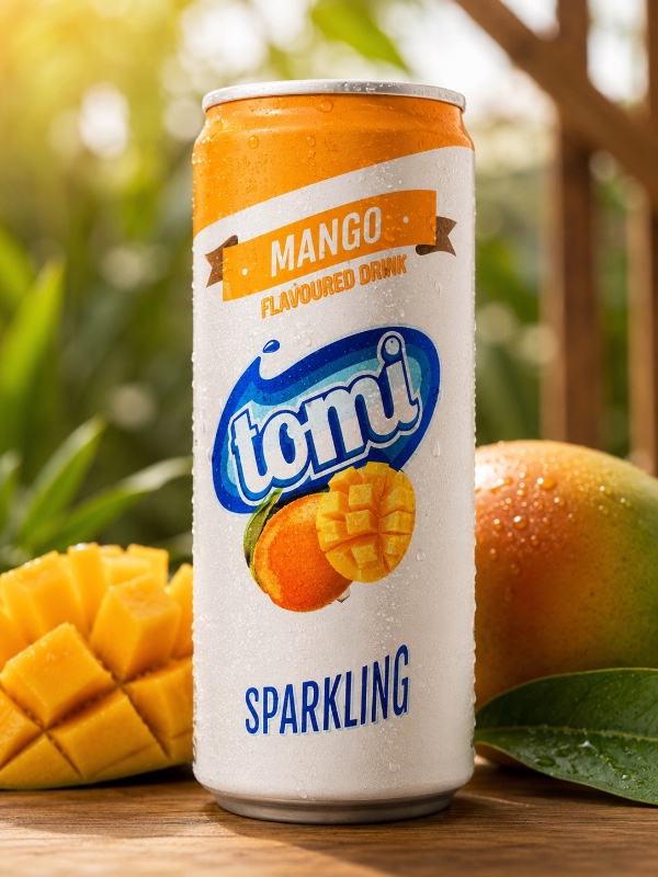 Tomi Sparkling Mango Flavoured Drink