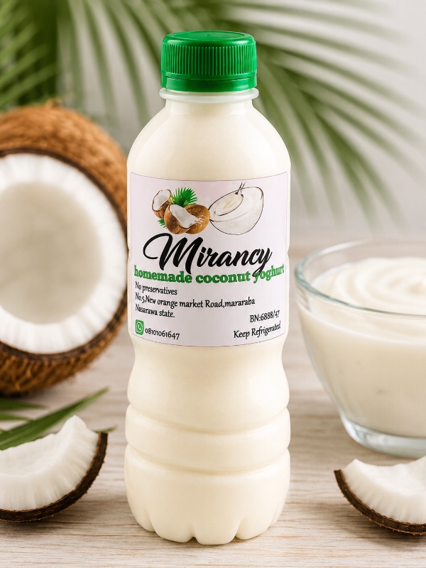 Mirancy Homemade Coconut Yoghurt 75cl