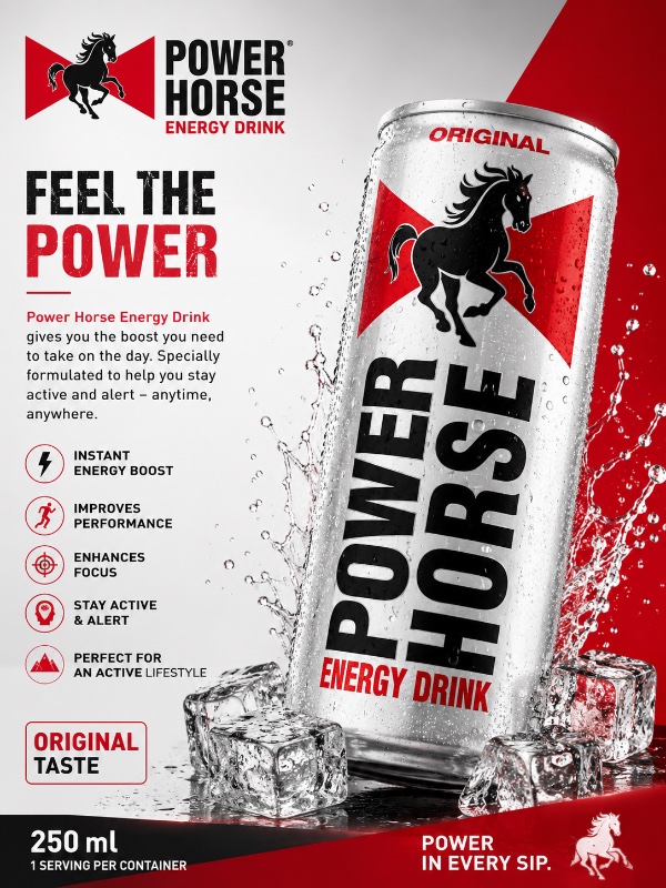 Power Horse Original Energy Drink 250ml