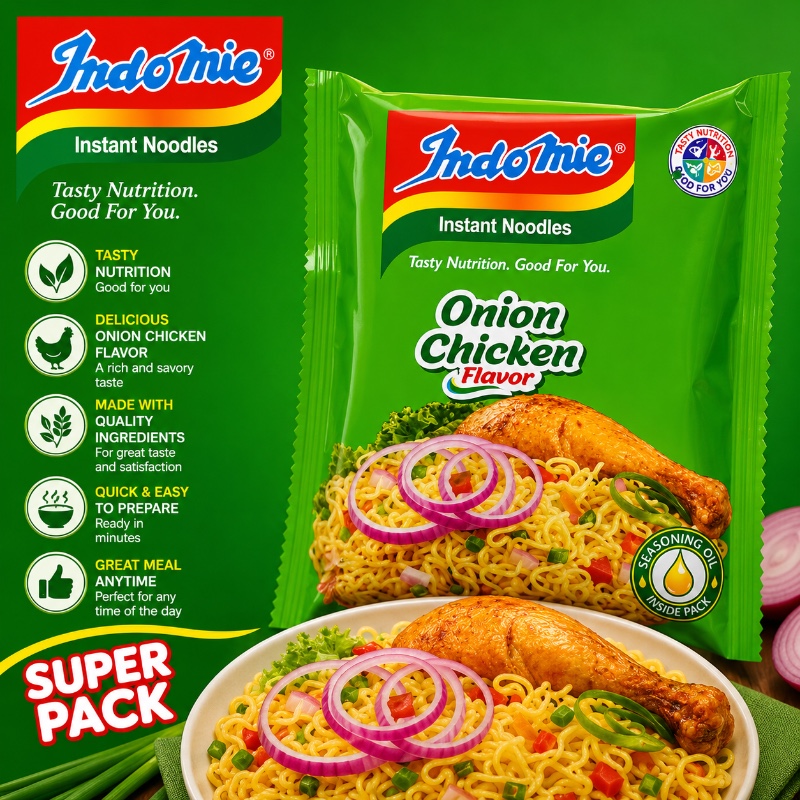 Indomie Onion Chicken Flavour Instant Noodles 70g