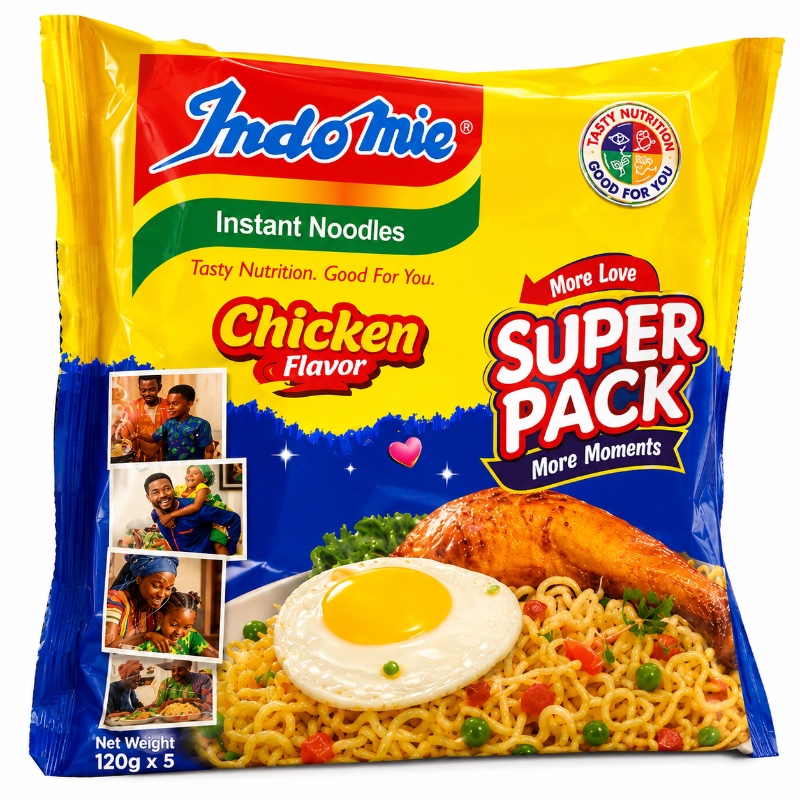 Indomie Super Pack Chicken Flavour Instant Noodles 120g