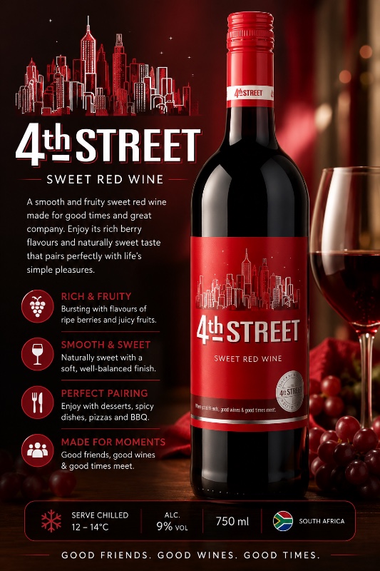 4th Street Sweet Red Wine 